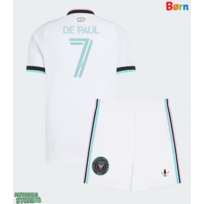Inter Miami Rodrigo De Paul #7 Replika Babytøj Tredje sæt Børn 2026-27 Kortærmet (+ Korte bukser)